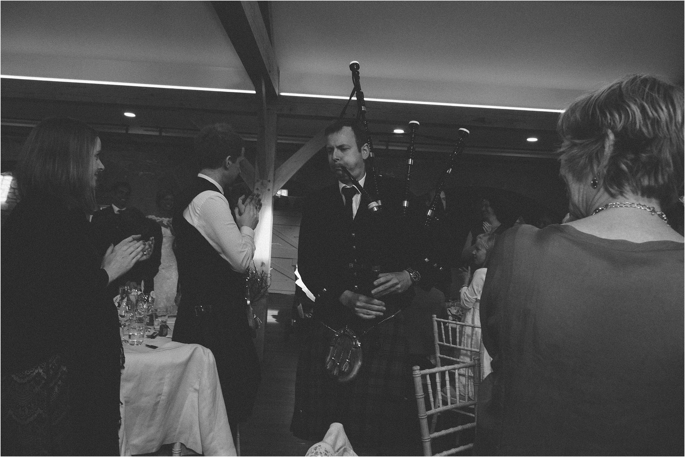 bagpipes player at wedding