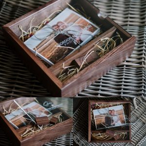 handmade wedding photo presentation box
